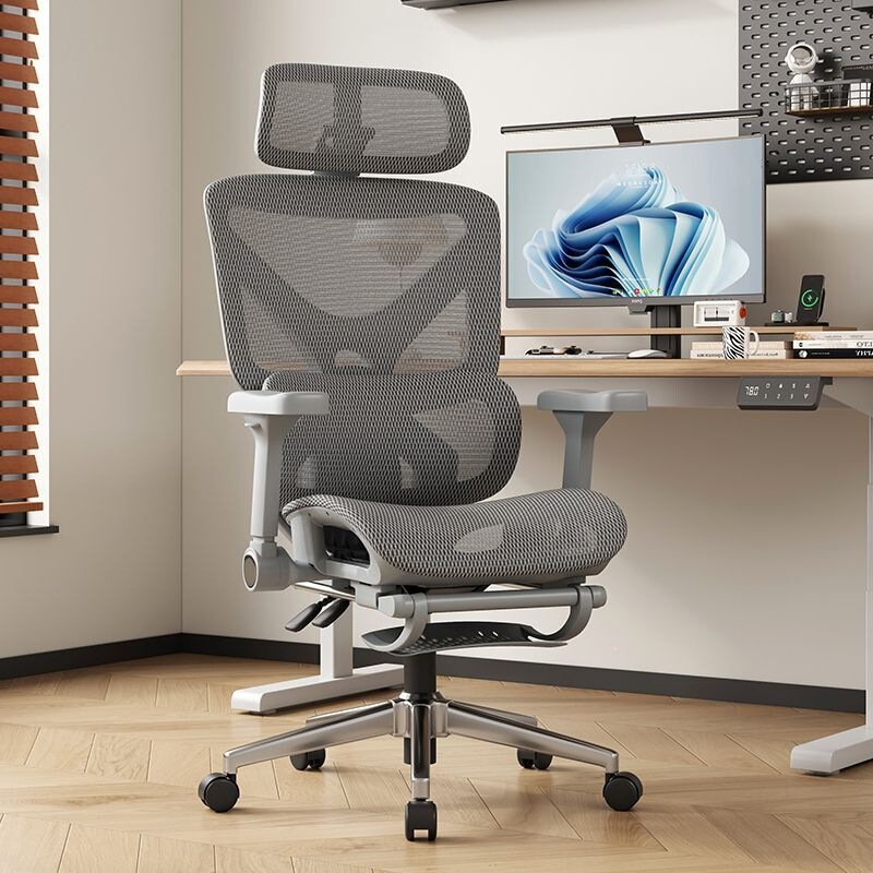 Ergonomic Chair, Computer Chair, Reclining Chair, Women's Waist Support Chair, Home Nap Study Chair, Comfortable for Long Periods of Sitting Without Fatigue, Waist Support