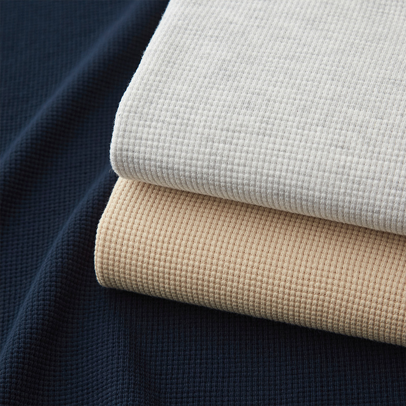 280g waffle de manga corta Camiseta de los hombres de verano casual flojo americano retro pesado hombro de punto camisa de media manga