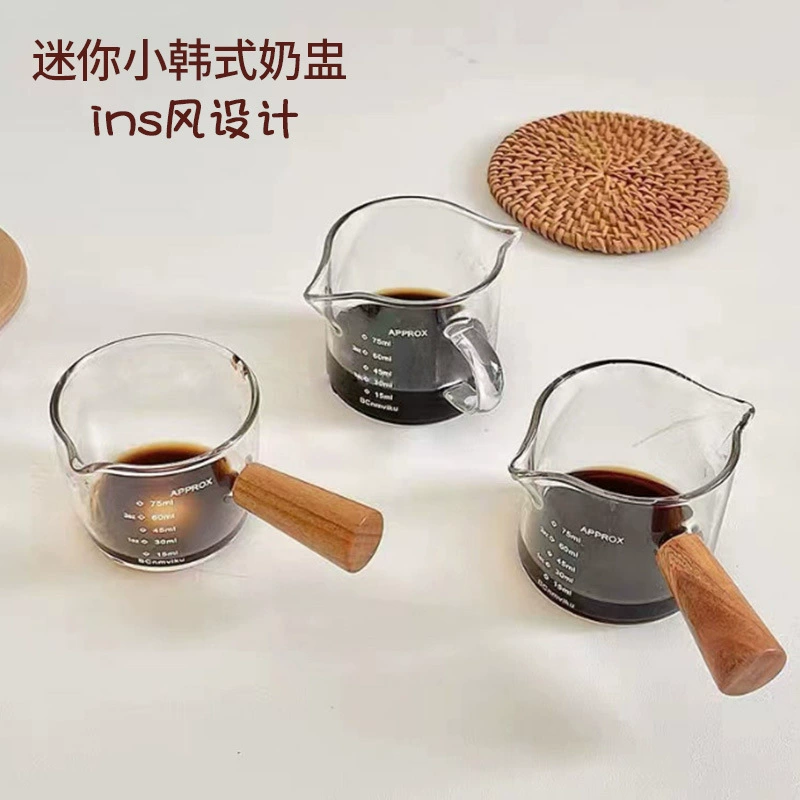 Стеклянный концентрированный кофейный экстракт, мерный стаканчик