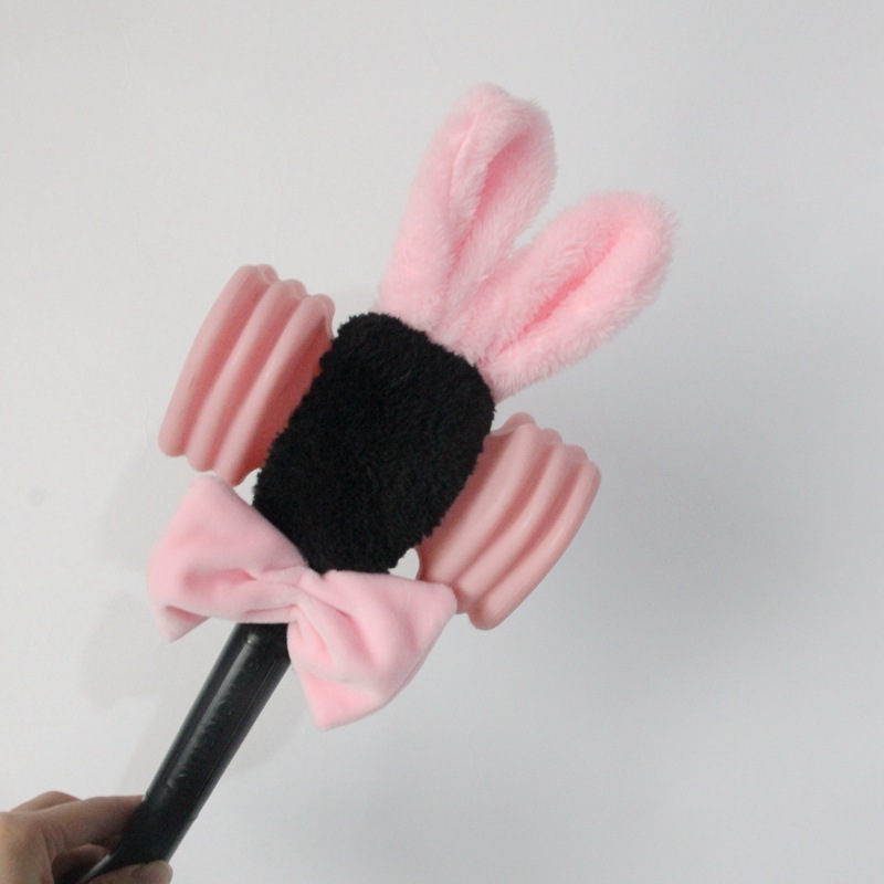 韓国PINKサポートスティックライトセット、パウダーマルチカラー、エアハンマースティックぬいぐるみセット、周辺機器、リサフラッシュスティックBLACK|undefined