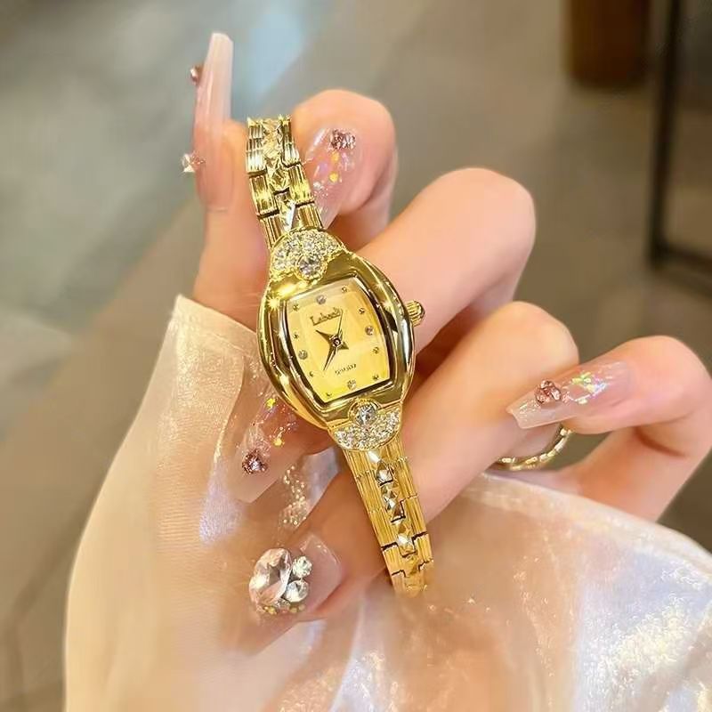 Labaoli拉宝丽新品女士手链表轻奢中古风时尚石英表防水表LA841