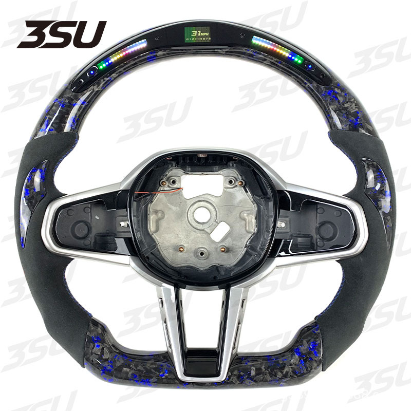 Suitable for Bmw New 1234 Series G20G22 Cs M4 Steering Wheel Modified Carbon Fiber Steering Wheel Shift Paddles