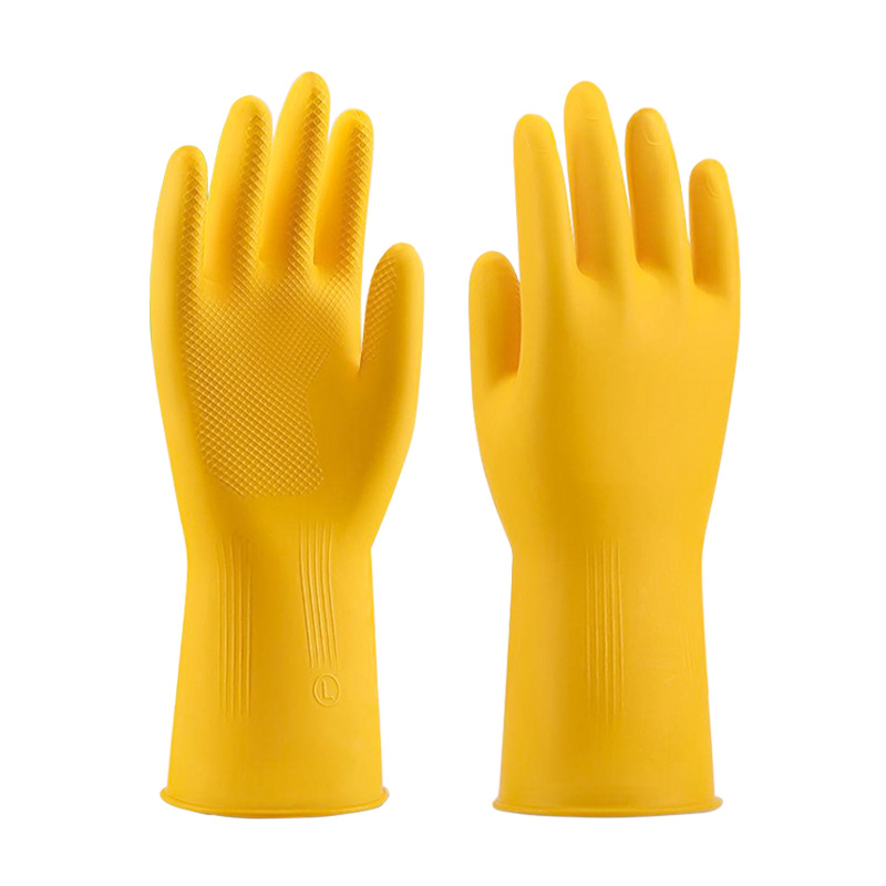 Nanyang guantes de látex al por mayor resistente al desgaste de protección de invierno de cocina lavavajillas hogar impermeable carne tendón guantes domésticos fabricante