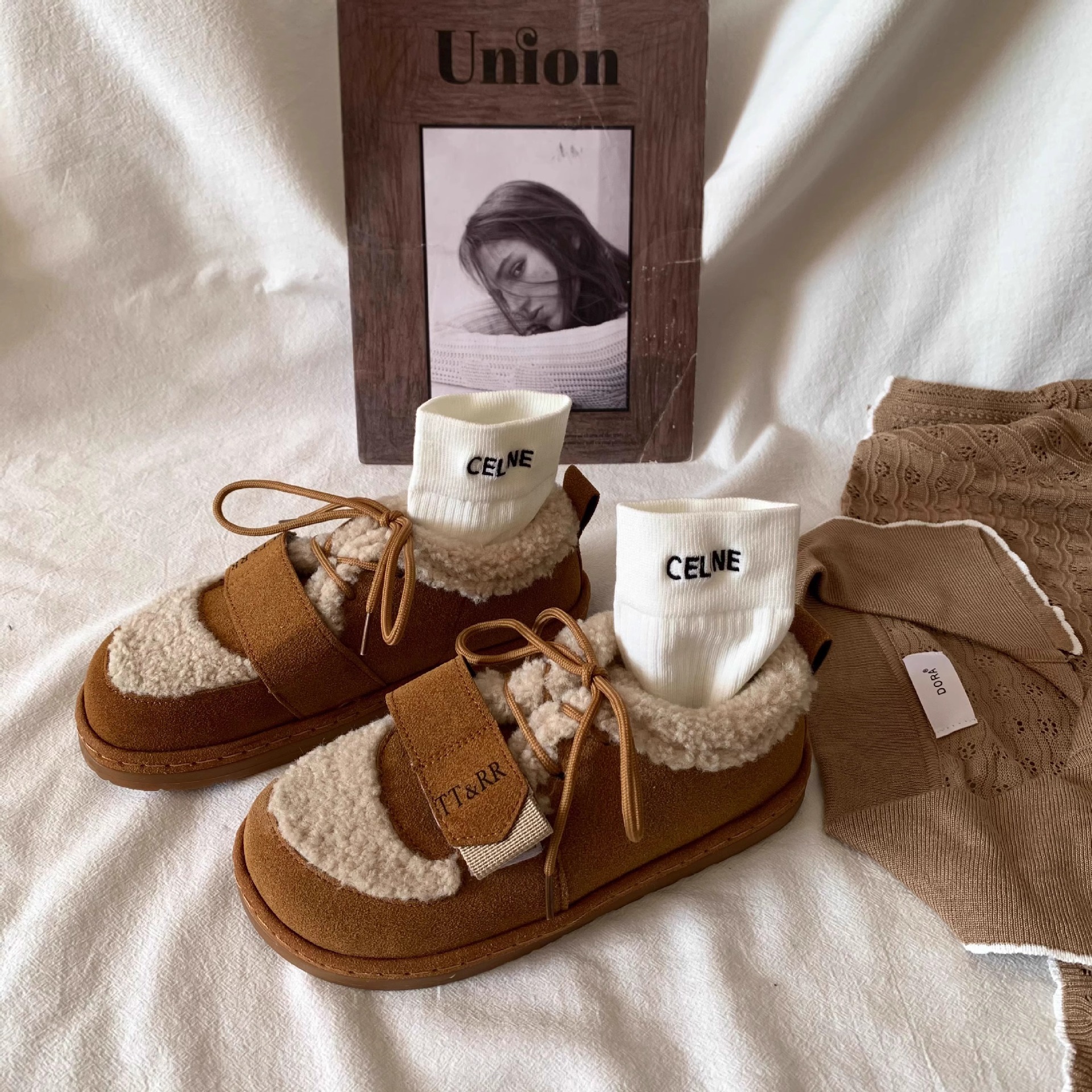 Stivali da neve donna invernali foderati caldi scarpe cotone_voghion.com