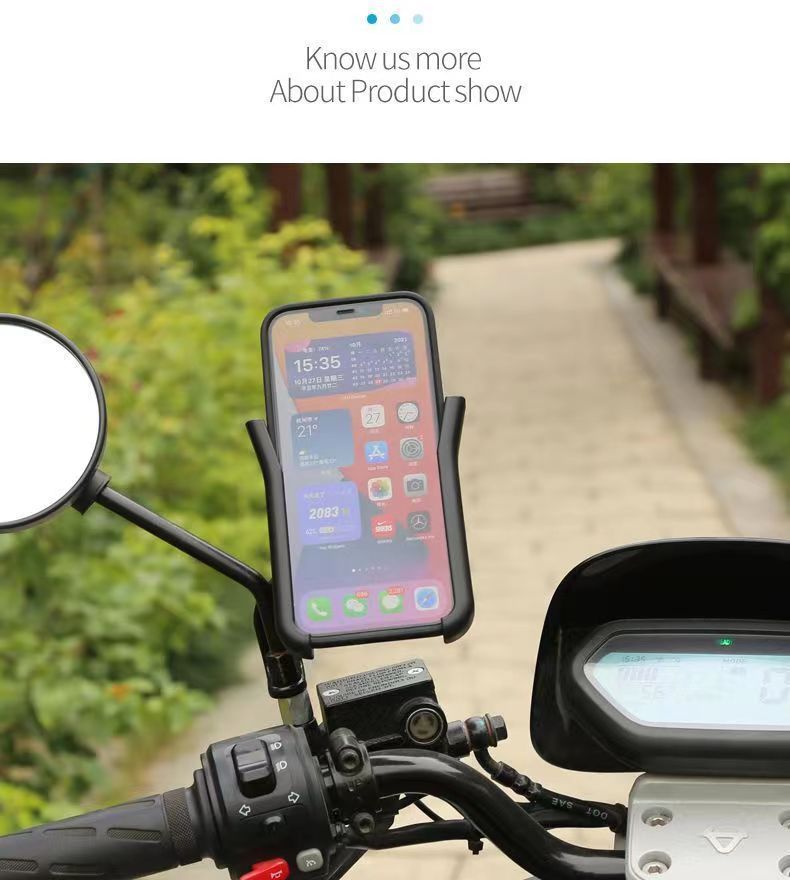 Small helmet take-out rider motorcycle mobile phone bracket electric car bicycle waterproof sunshade navigation mobile phone holder