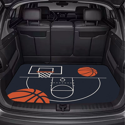 Avtomobil döşəmə paspasları trunk mats, dirt-resistant and wear-resistant - 26415hbxdz-2-75100cmcrystal-velvet-with-dotted-plastic-backing