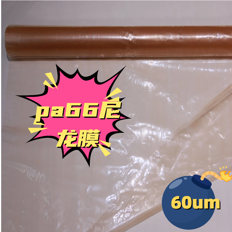 供应PA66流延膜60um半透明保温珠光膜环保超薄
