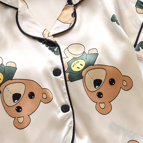 Mufurui BE54 one piece drop shipping new summer children's short-sleeved trousers casual fashion baby bear pajamas