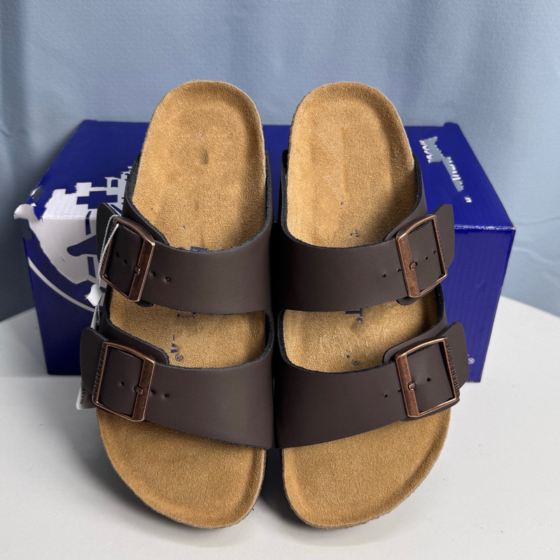 Bk Birkenstock Shoes Genuine Leather Sandals 2026 Spring/Summer New Style Slippers Cork Sole Outdoor Slippers Unisex Sandals Bk Birkenstock Shoes Genuine Leather Sandals 2026 Spring/Summer New Style Slippers Cork Sole Outdoor Slippers Unisex Sandals