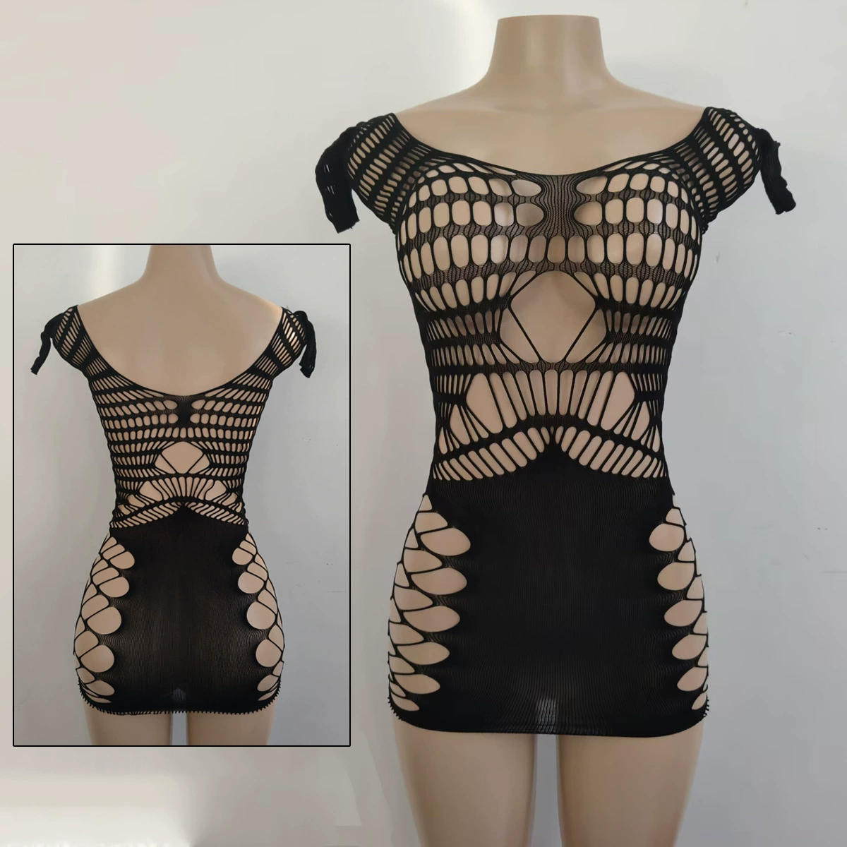Women's Bodysuit European Style Gradient, Sheer Lace One‑Piece, Stretch Fit (Average Size)