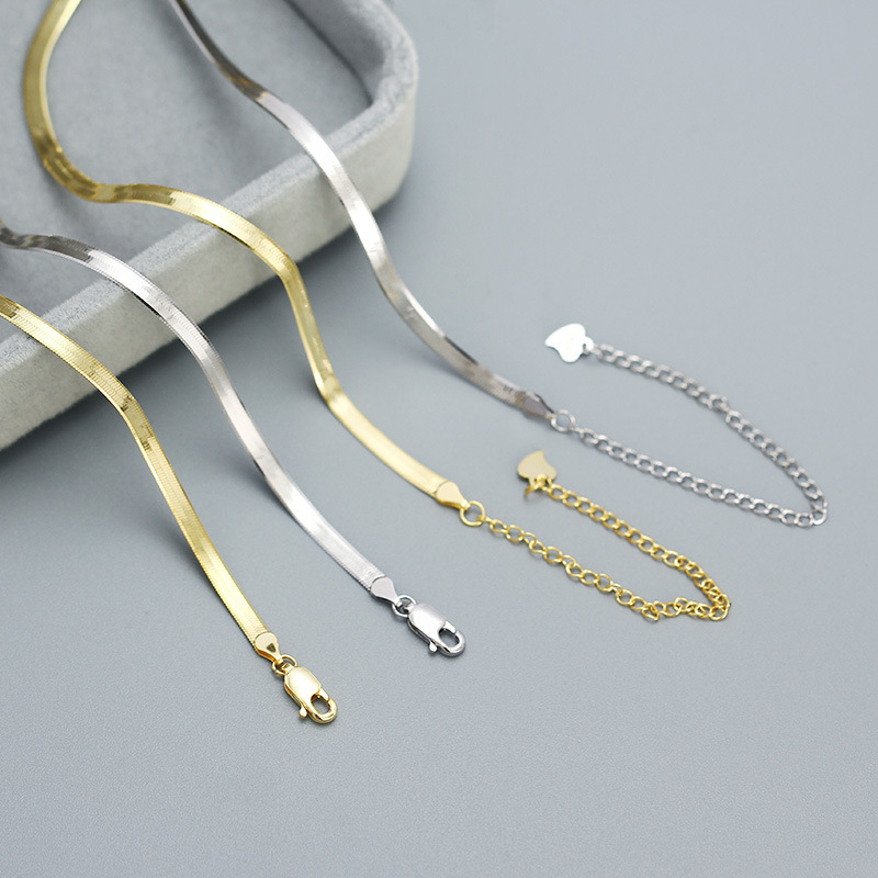 925 Sterling Silver Pendant Material Stone-Free Inlay Material Necklace Classification 925 sterling silver Chain Material 925 Sterling Silver Cuban Link Chain Plating Solid Color Necklace