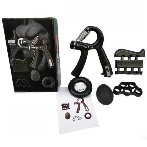 Adjustable Counting Grip Trainer Set of Five Finger Grip Trainer Grip Ring Grip Ball Finger Trainer Home Fitness