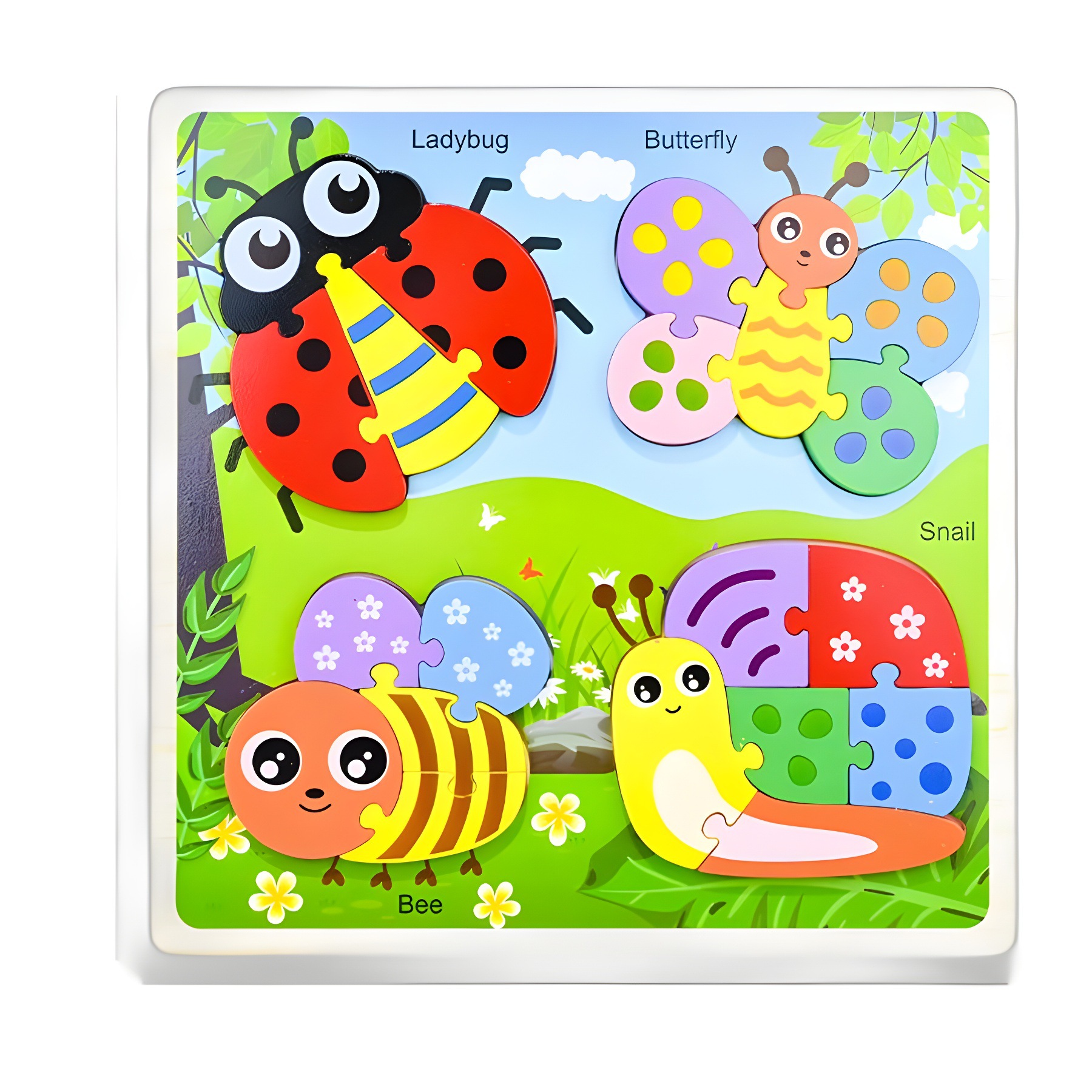 Juguetes de bloques de construcción para niños pequeños rompecabezas de mano agarrando la cognición de animales granos puzzle juguetes de niños tridimensionales al por mayor