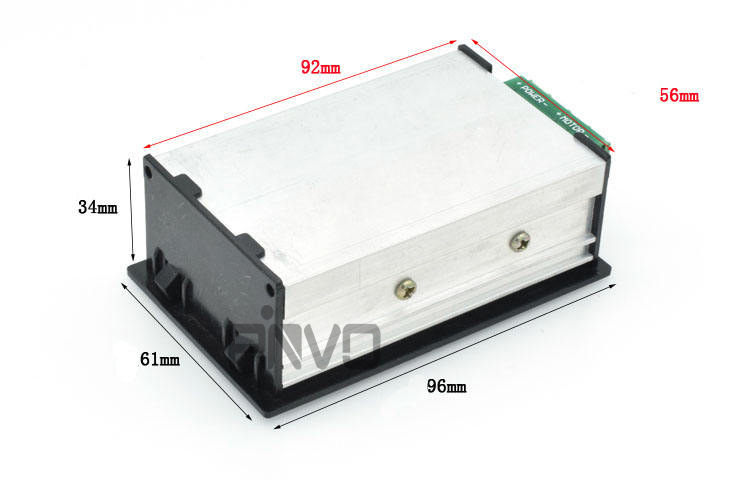 Button speed controller digital display percentage tachometer DC motor slow start and slow stop controller 6V12V60