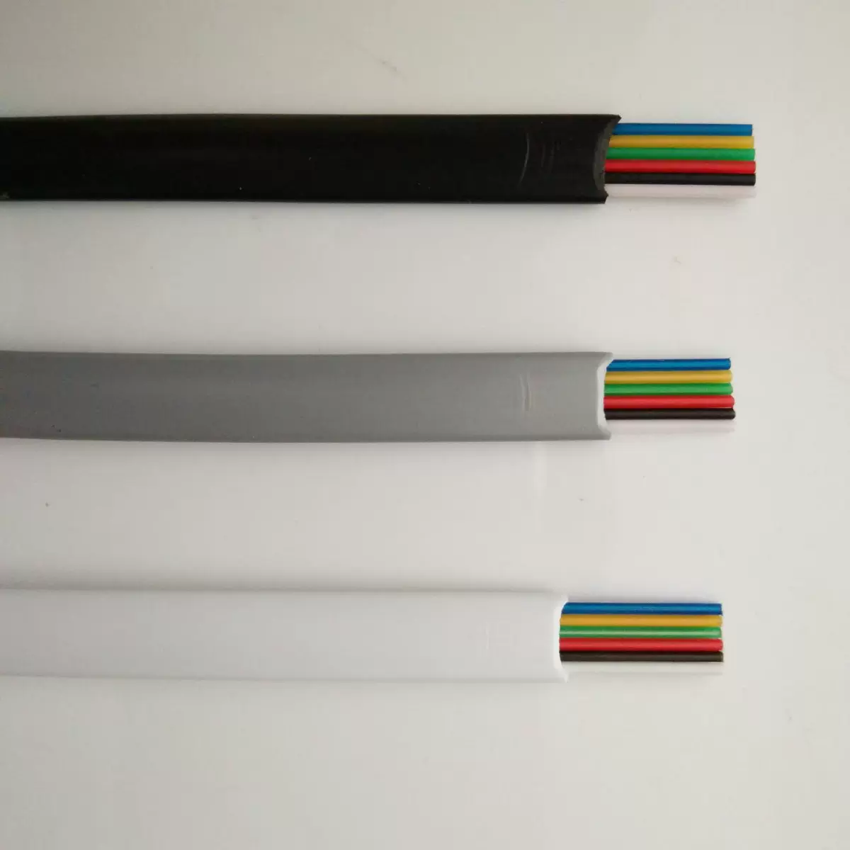 工厂现货供应 4芯26AWG扁平电话线 信号线 无氧铜4芯28AWG 电话线