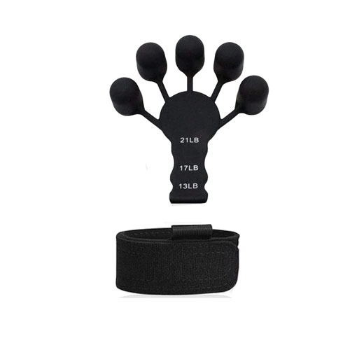 Transfronterizo de silicona caliente 5-dedo ejercitador dedo fortalecedor dedo entrenador ventas directas de fábrica