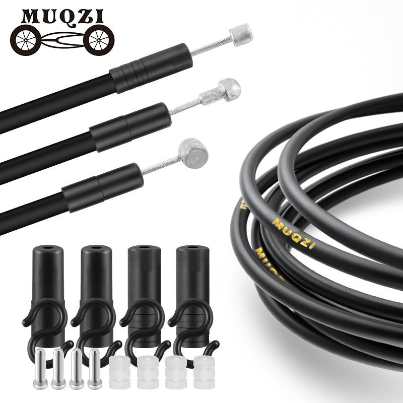 MUQZI mountain road bike brake wire tube variable speed wire core set bicycle wire cap inner wire accessories