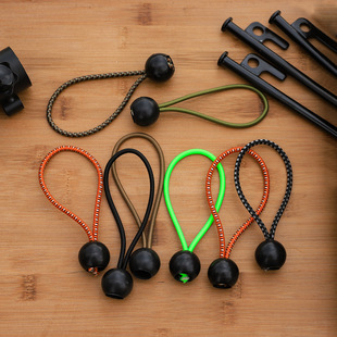 Outdoor storage elastic buckle mini tie buckle organizing storage rope elastic buckle outer hanging buckle fixed tent canopy accessories