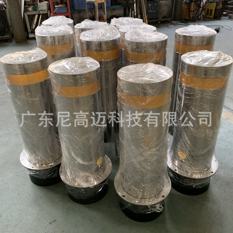 供应新款219直径手提柱可移动路桩酒店店铺车位阻挡护柱不锈钢桩