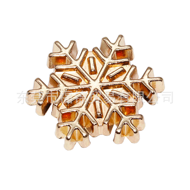 Nuevos accesorios de zapatos de hormigón, botones de zapatos de fruta metálica, accesorios de zapatos de flores del centro comercial