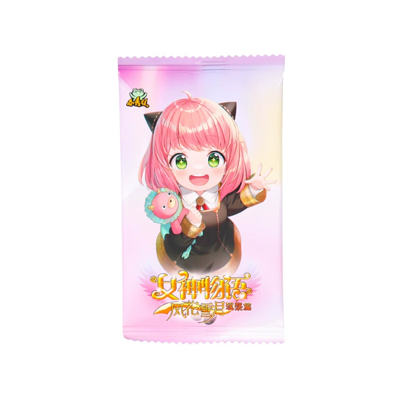 Virgin Language Language Card Card Card Wind Huaxue Moon Anime Around Beautiful Girls Collection 10 yuan Children's toys