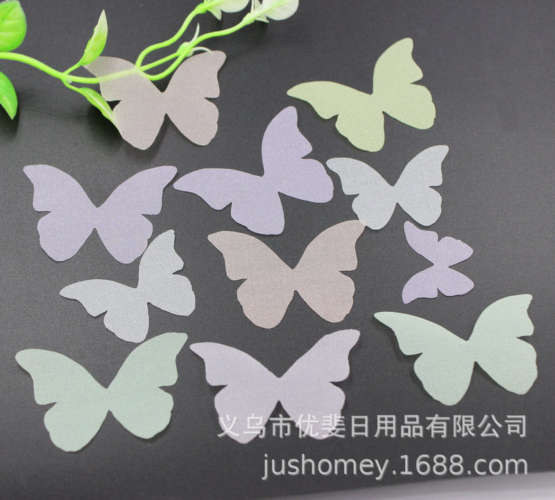 Light Color Single Layer Ice Gauze Butterfly Multi-Size Lightweight Butterfly Gauze Korean Style Bridal Hair Accessories Earrings Wedding Material
