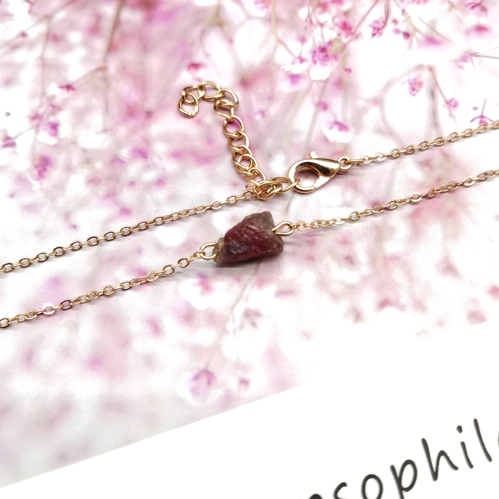 Fashion Geometric Agate Plating Natural Stone Necklace 1 Piece