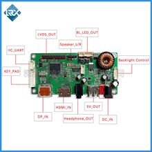 7至65寸液晶屏HDMI DP转LVDS驱动板带功放耳机USB充电1920*1200