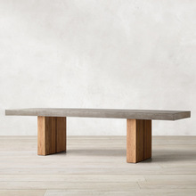 北欧实木会议桌极简设计感长桌家用餐桌长方形工作台设计师办公桌