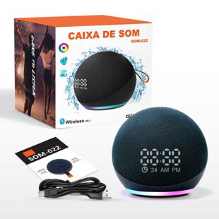 Cross-border new large Alaxe wireless Bluetooth speaker with screen, convenient portable fabric tws subwoofer small speaker