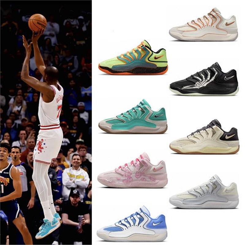 New Durant 18Th Generation Basketball Shoes Kd18 Black All-Star Air-Cushioned Wear-Resistant Practical Non-Slip Sports Shoes New Durant 18Th Generation Basketball Shoes Kd18 Black All-Star Air-Cushioned Wear-Resistant Practical Non-Slip Sports Shoes