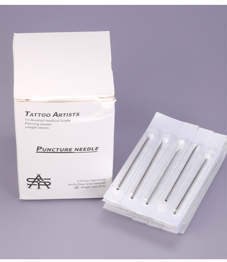 Zesen 20G Disposable Puncture Needle Piercing Tool Tattoo Equipment Cross-Border Wholesale detail image 9