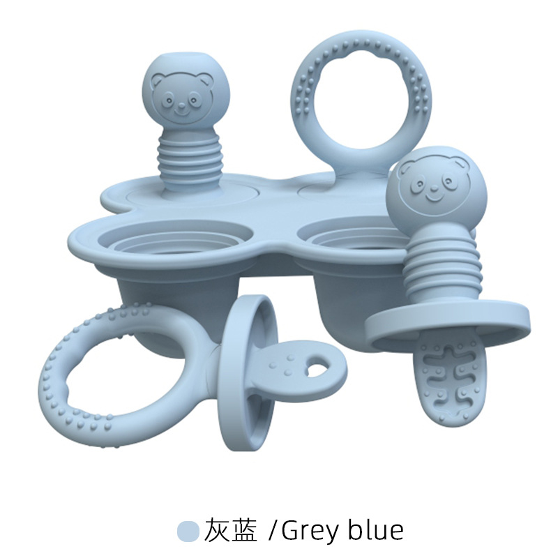 Molde de helado para la alimentación del bebé Molde de gel de sílice para bebés