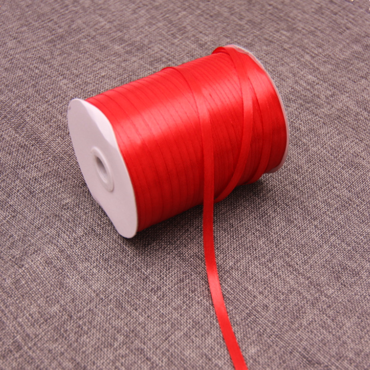 Cintas rojas de seda, cinta de cinta roja, cinta de boda, cinta de cinta