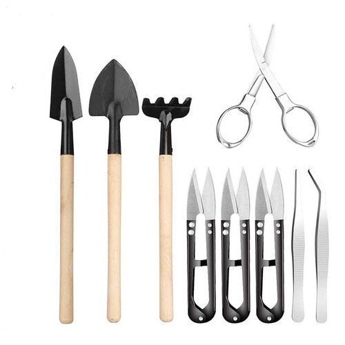 Micro landscape succulent tool set combination plant flower growing supplies gardening tool set succulent maintenance and planting