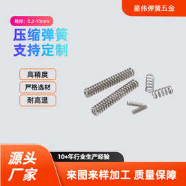 精密304压缩弹簧五金电器不锈钢弹簧片非标定制耐高温异形弹簧