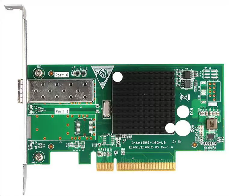 DIEWU 82599 одиночная/двойная портовая сетевая карта платформа - линия PCIE один порт SFP+10,000-размерная оптоволоконная сетевая карта сервера