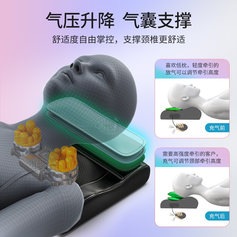 頚椎マッサージ枕背中腰クッション家庭用肩首首電動マッサージ器多機能揉みマッサージ枕|undefined