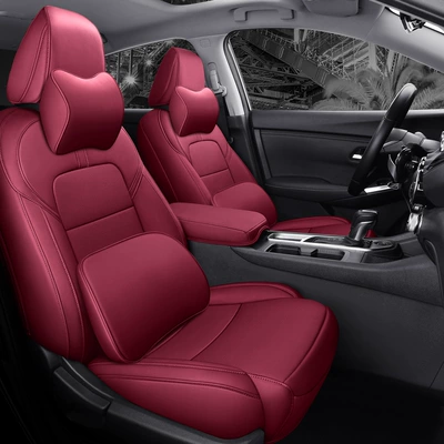 for Nissan Sentra 20-24 | Modelə uyğun (Original) oturacaq örtükləri - b-lafite-red-deluxe-edition-2020-2024