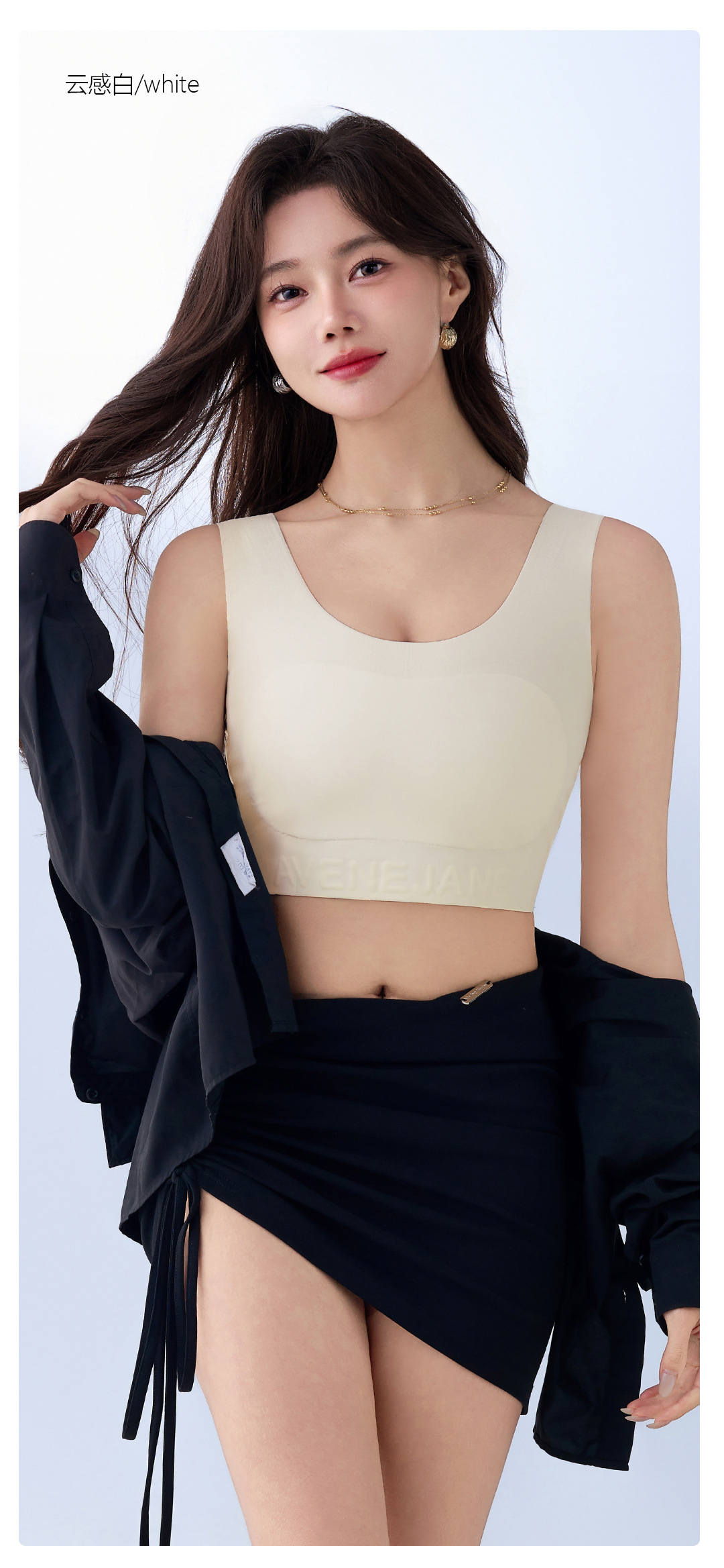 Venta directa de fábrica comercio electrónico transfronterizo Sudeste de Asia Vietnam Tailandia damas sin costuras sujetador de recogida lateral cómodo