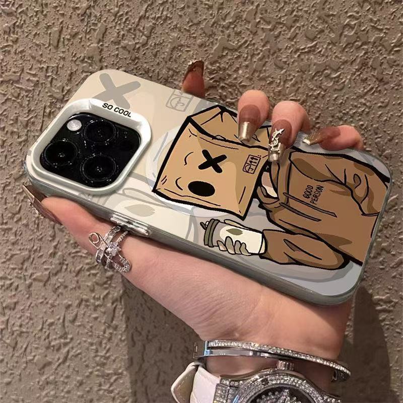 Estilo europeo y americano para Apple 16promax caja de cartón para teléfono móvil para personas iPhone14/13/15pro nuevo