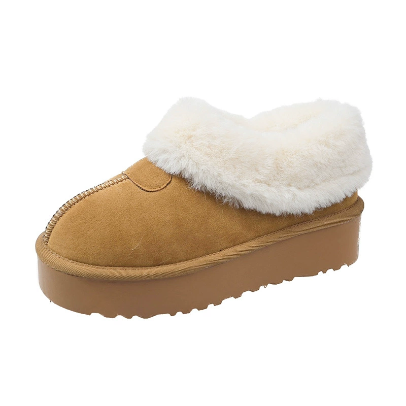 Winter fashionable boots platform, 2023 collection