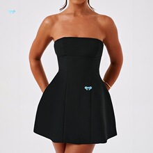 Sexy straps A-line dress for women�����Ը�Ĩ��A�[�B��ȹŮ
