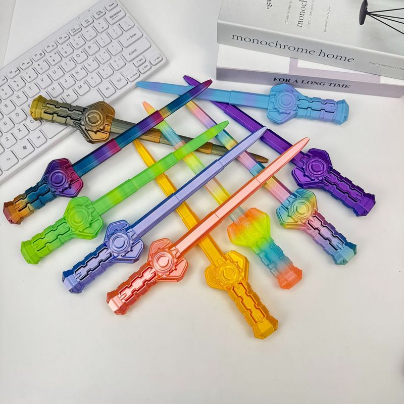 跨境新款地毯仿真剑3D打印Telescopic Sword机甲伸缩剑儿童玩具|undefined