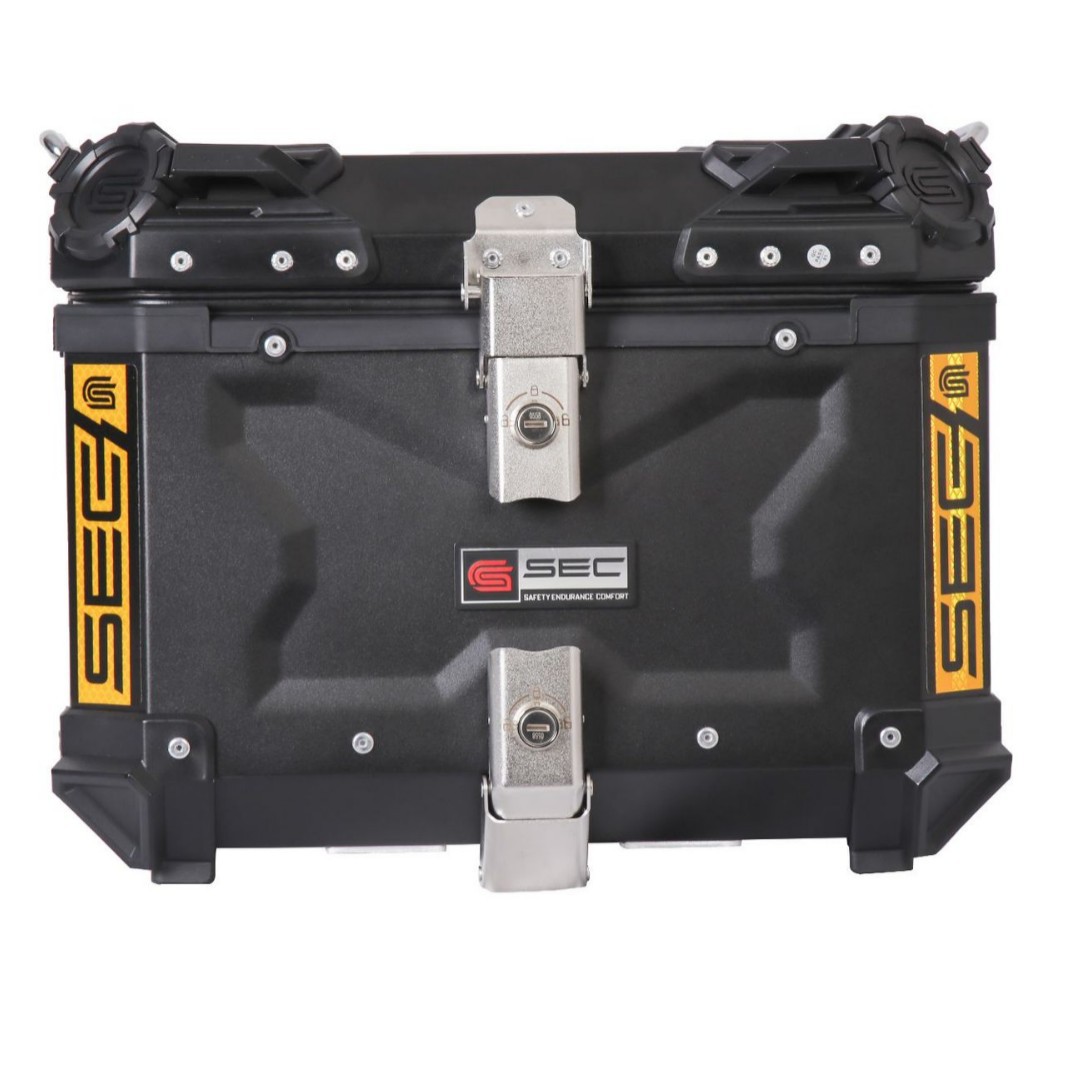 45LSEC extremo desmontaje rápido motocicleta aleación de aluminio caja trasera coche eléctrico caja lateral caja de almacenamiento impermeable