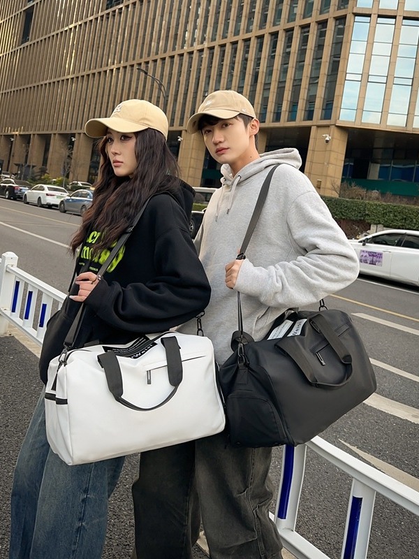 Bolsa de fitness portátil para hombre, compartimentos separados para ropa húmeda y seca, compartimento independiente para zapatos, bolsa de natación, bolsa de viaje para mujer, bolsa para viajes de negocios, bolsa de viaje ligera