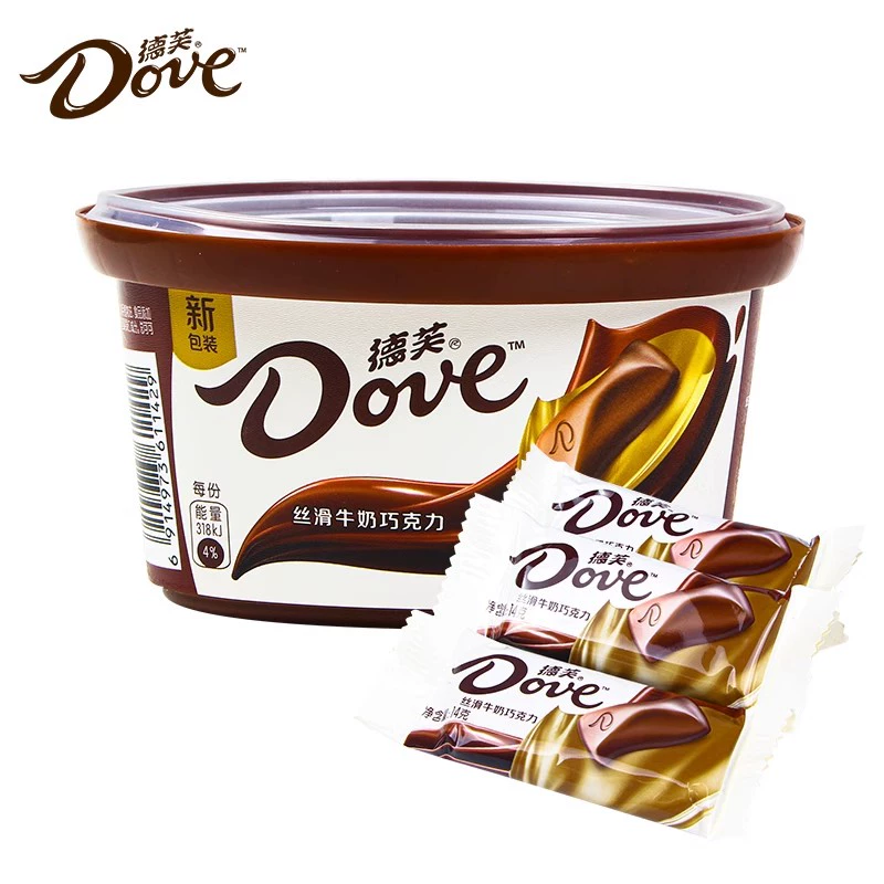 Подарочная коробка шоколада (Dove) ассорти — 224 г шелковистого молочного и наборы разных размеров