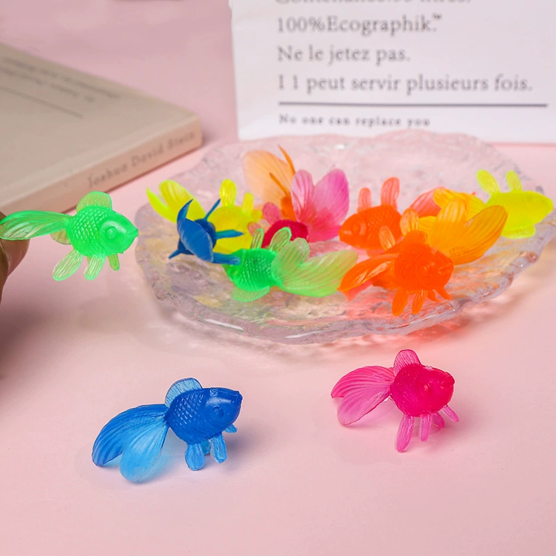 Реалистичная прозрачная экологическая морская модель из мягкой резины PVC, детский набор, рыбы для рыбалки, 5 см