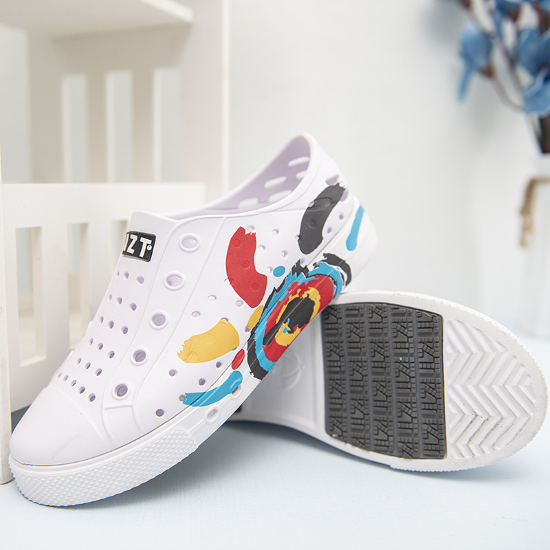 Izt Professional Oil-Water Non-Slip Clogs Summer Men's Universal Shoes Thick-Soled Beach Rubber Sole Sandals Outdoor Sports