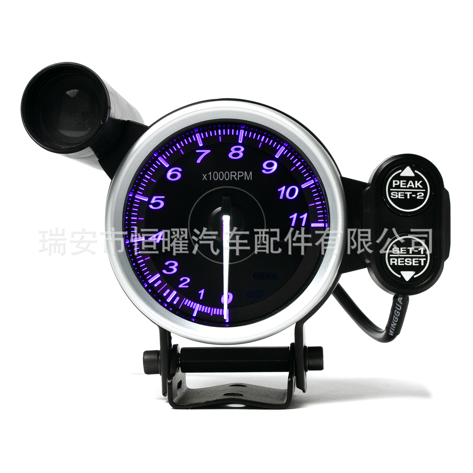 80mm 3.75 inch Tachometer 11000 RPM A17 Color Backlight Digital Display